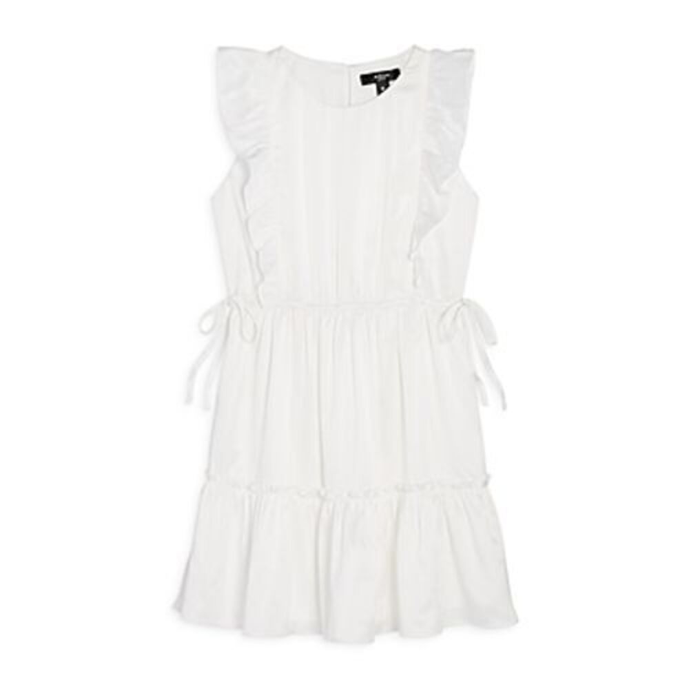 Aqua Girl White Ruffle Sleeve Dress Size XL (14/16)‎